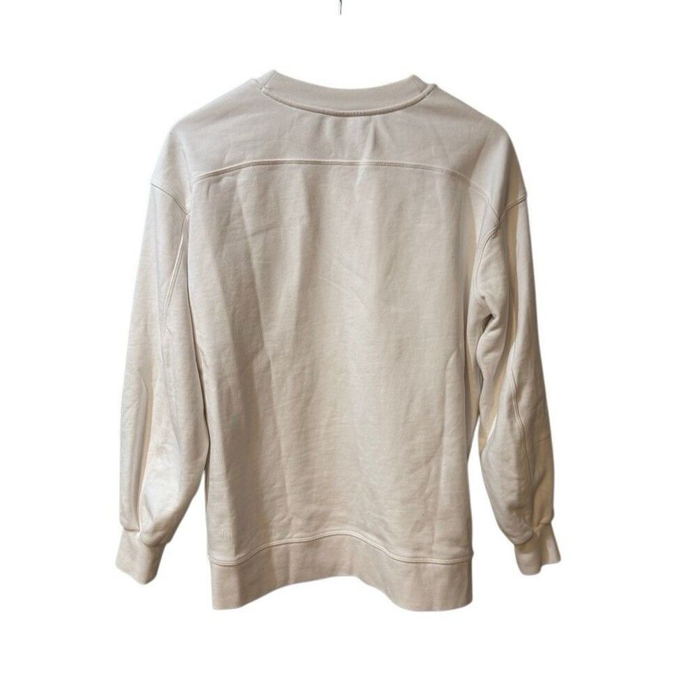 Lululemon Sweatshirt Womens Small Perfectly Oversized Crew Neck Read - Picture 2 of 8